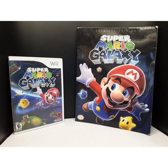 Super Mario Galaxy W/ Premiere Edition Super Mario Galaxy Book - Picture 1 of 4
